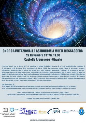 L'astronomia multi - messaggera