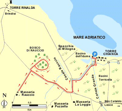 Mappa Bacino dell'Idume