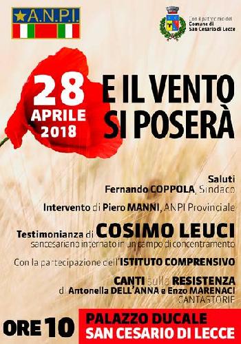 E il vento si poserà