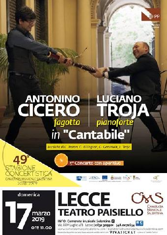 Cicero e Troja on stage